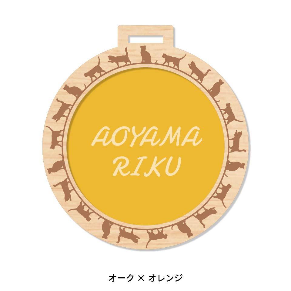 ネームタグ ゴルフ 子供 名入れ ベルト 旅行 おしゃれ スーツケース ネームプレート 名札 木製 アクリル マーカム MARCAM grottor(nametag14) | MARCAM | 07