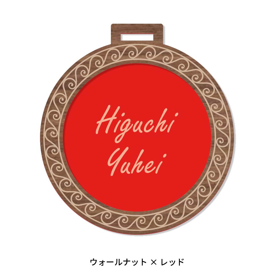 ネームタグ ゴルフ 子供 名入れ ベルト 旅行 おしゃれ スーツケース ネームプレート 名札 木製 アクリル マーカム MARCAM grottor(nametag14) | MARCAM | 14