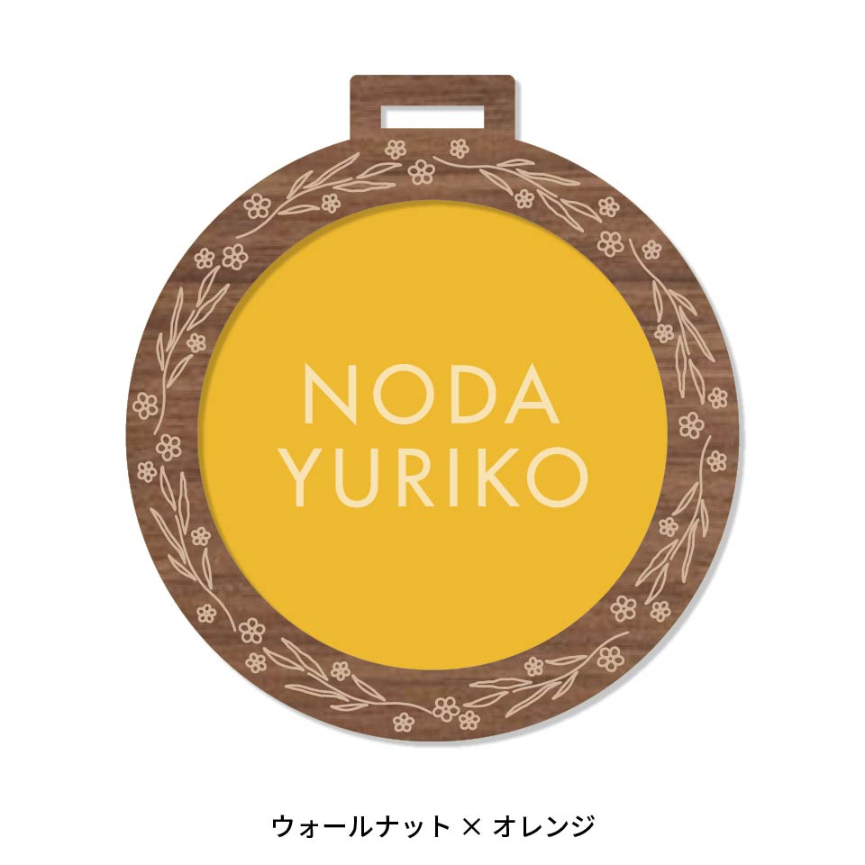 ネームタグ ゴルフ 子供 名入れ ベルト 旅行 おしゃれ スーツケース ネームプレート 名札 木製 アクリル マーカム MARCAM grottor(nametag14) | MARCAM | 15