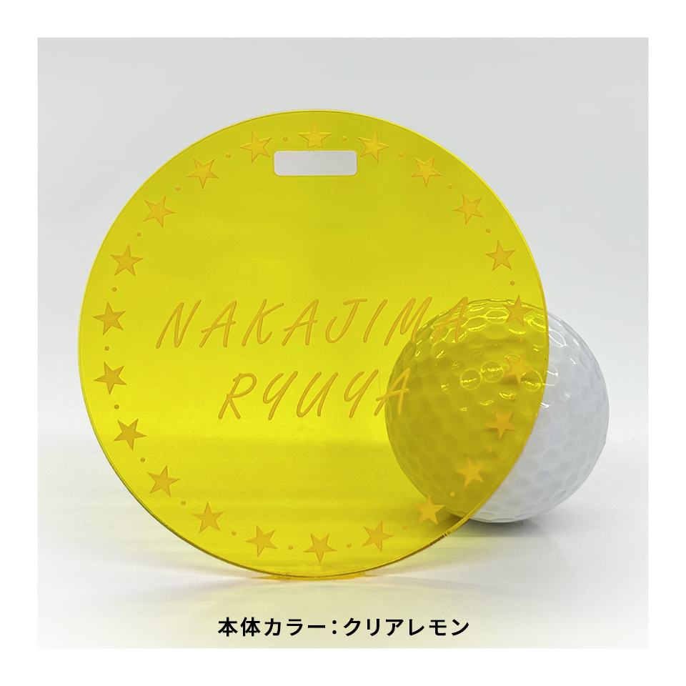 IDEA MAKER ゴルフ ネームプレート 刻印 ネームタグ 子供 名入れ