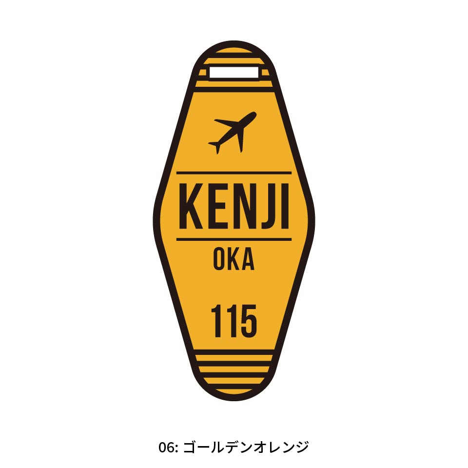 ネームタグ ゴルフ 名入れ 子供 犬 猫 野球 サッカー おしゃれ スーツケース 刻印 飛行機 旅行 ネームプレート 名札 マーカム MARCAM MOTOL(nametag25) | MARCAM | 06