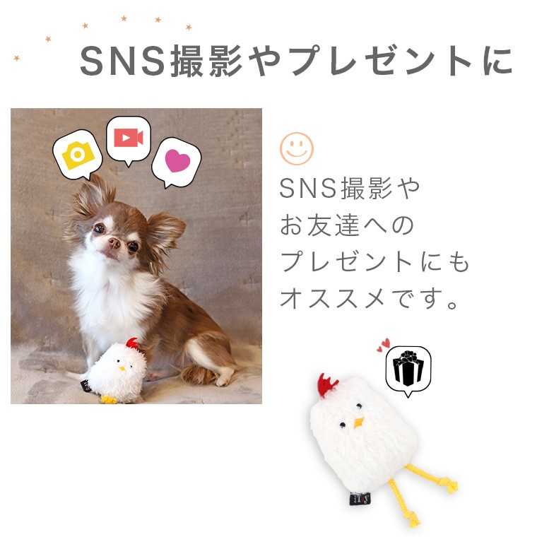 iDog 犬用品 iToy にわとり 鳴き笛入り アイドッグ メール便OK : iDog