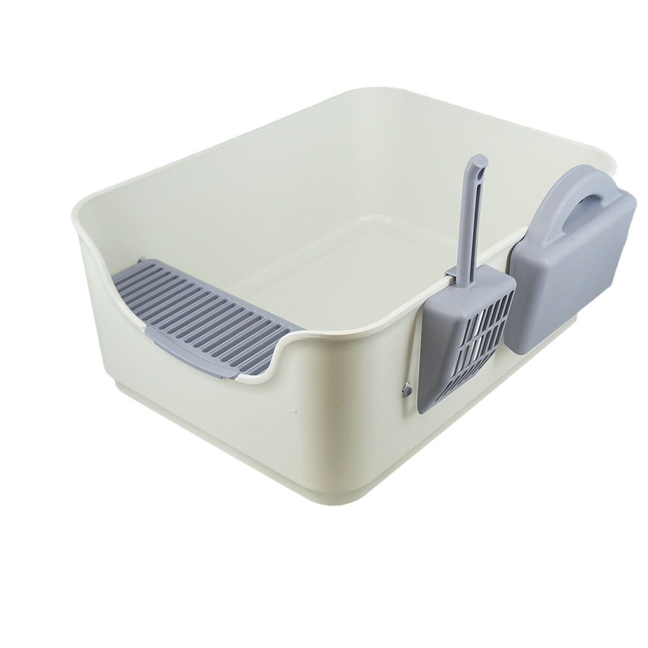 iCat 猫用トイレ用品 シンプルデザインCATトイレット アイキャット