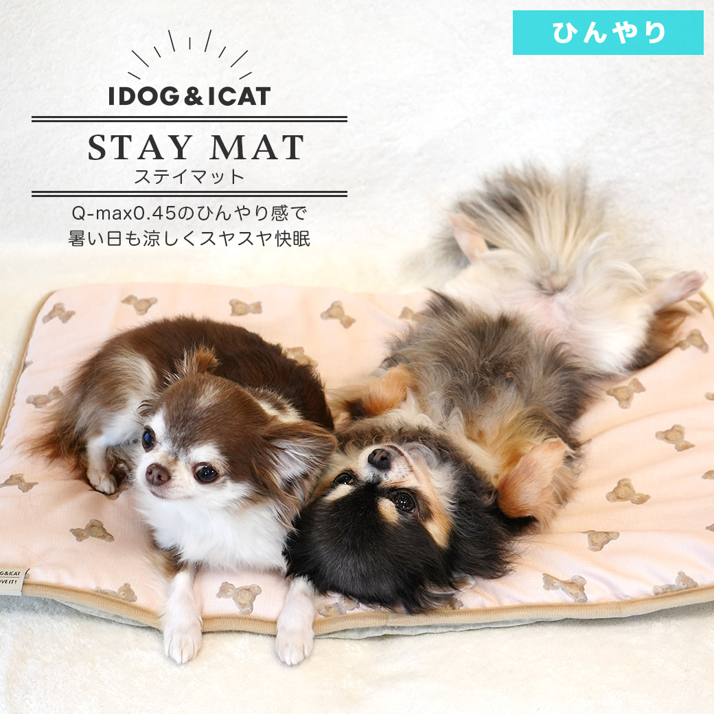 犬 マット IDOG&ICAT ひんやりステイマット アイドッグ 春夏 ペット