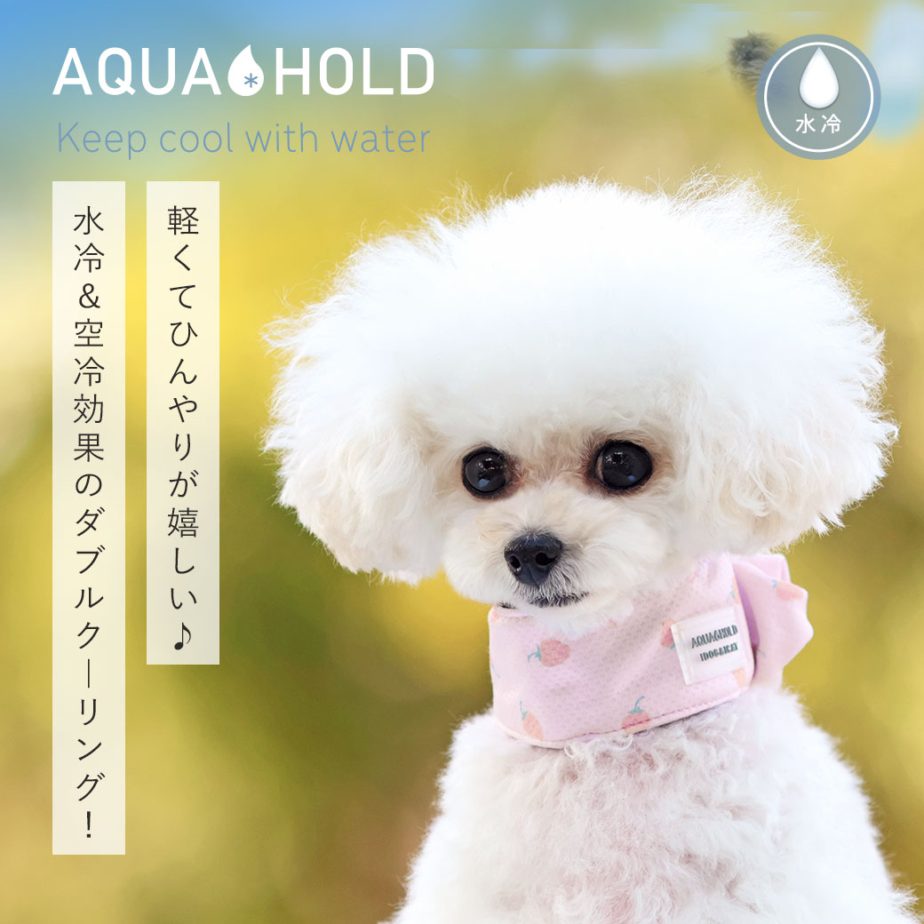 犬 服 iDog AQUA HOLD ひんやりシュシュ アイドッグ 犬の服 犬服