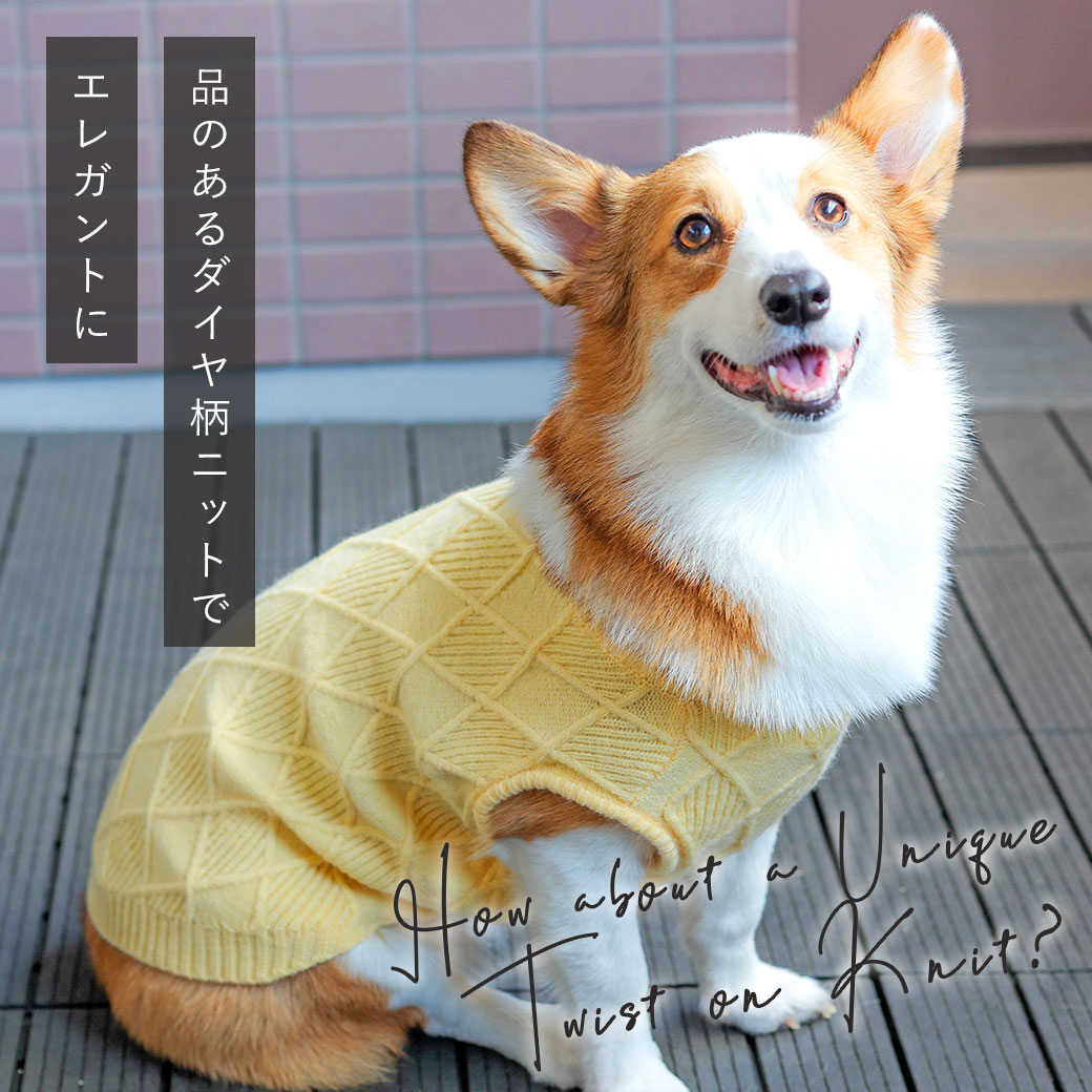 犬 服 iDog ダイヤリブニットタンク アイドッグ 犬の服 犬服