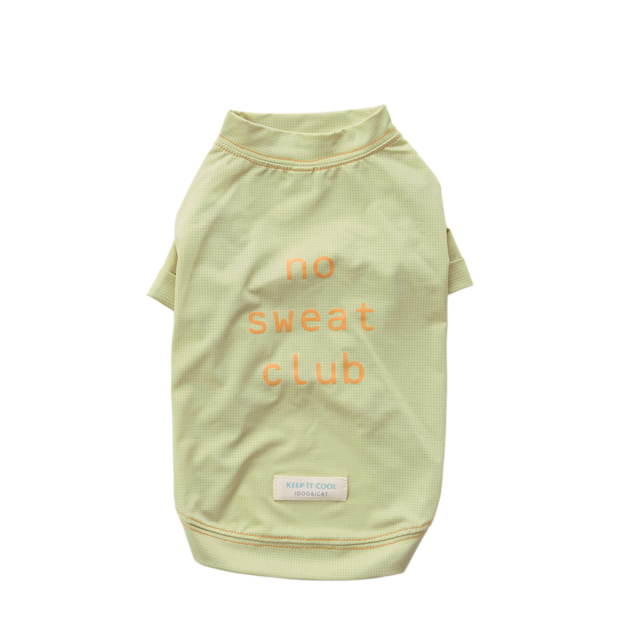 iDog COOL+MOSCAPE ロゴプリントメッシュTシャツ 接触冷感 防蚊 アイ 