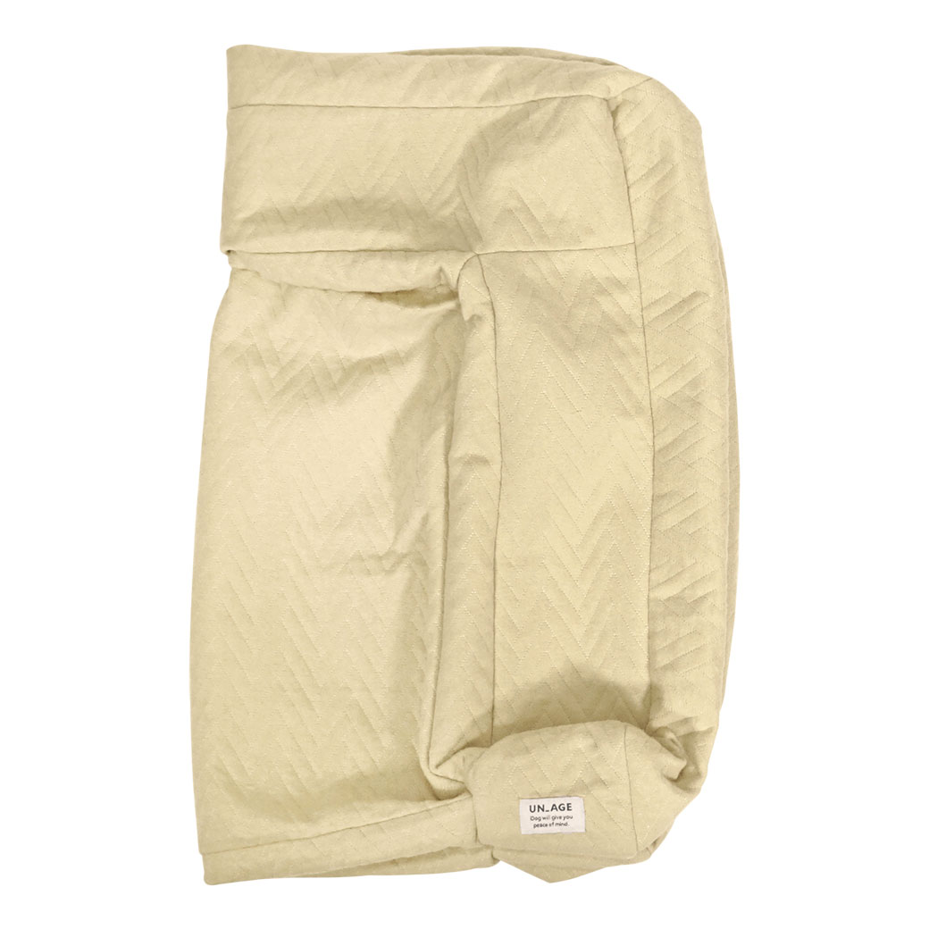 犬用品 IDOG&ICAT UNAGE アンエイジ 体圧分散シニアローベッド カドラータイプ専用カバー 撥水・防水キルト Sサイズ | iDog | 02