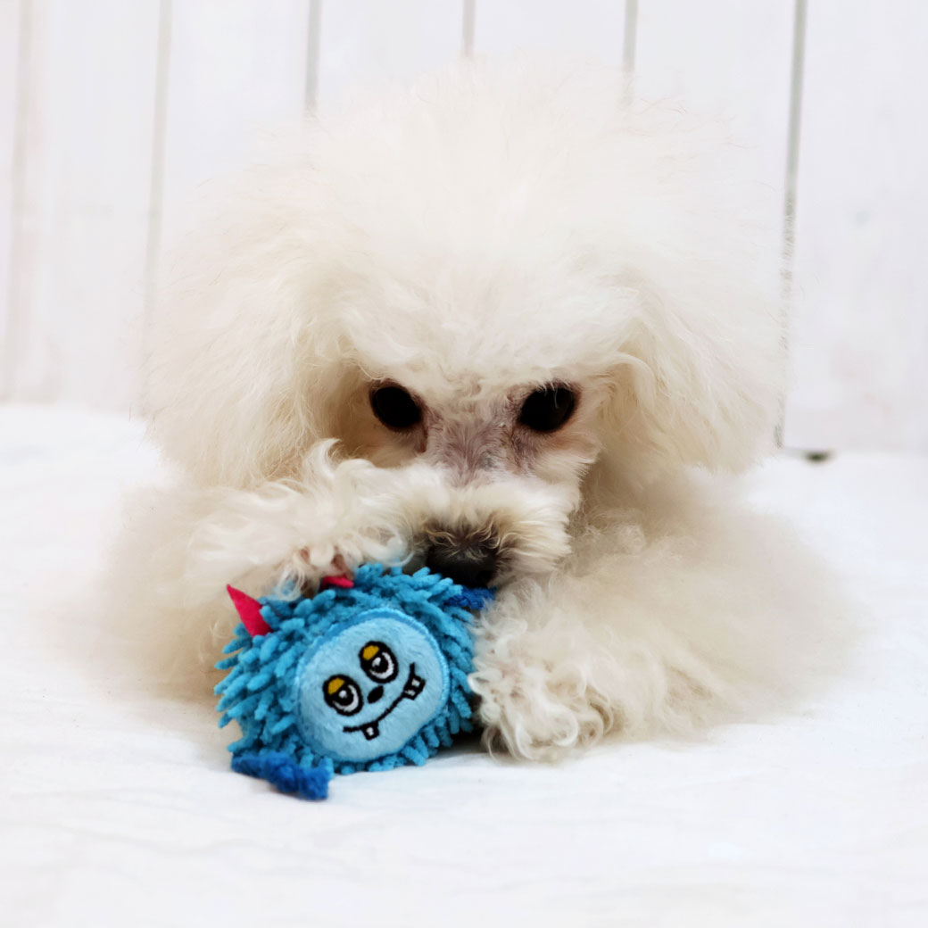 iDog Monster もけもけモンスター 鳴き笛入り アイドッグ : iDog