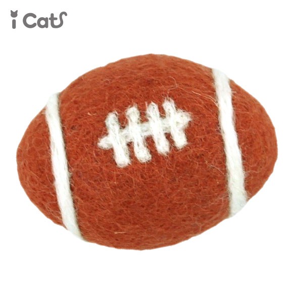 猫用品 Icatoy コロコロフェルトtoy ラグビーボール Rmc Ty155 Idog 通販 Yahoo ショッピング