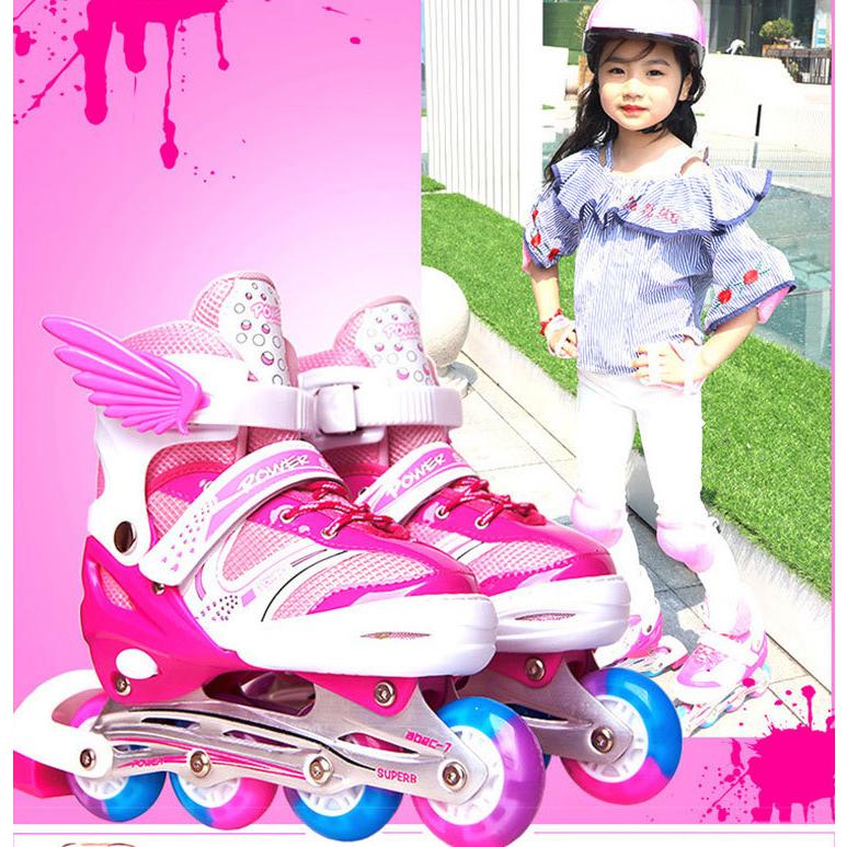 インラインスケート ローラーブレード セット 子供 ジュニア用 高評価なギフト ピンク ブルー パープル ローラースケート ウィールが光る インラインスケート ローラーブレード セット 子供 ジュニア用 高評価なギフト ピンク ブルー パープル ローラースケート ウィールが光る