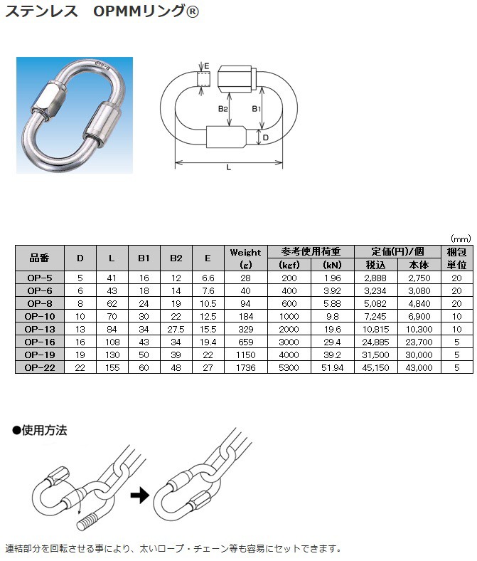 OPMMリング OPMM Ring | MIZUMOTO MACHINE MFG | MISUMI Indonesia