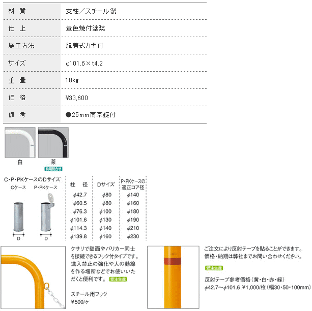 Teikin 7 家ファン 店 pk2 06 スタンダード 帝金 バリカー横型 pk2 06 スタンダード 脱着式カギ付 住宅設備 Teikin