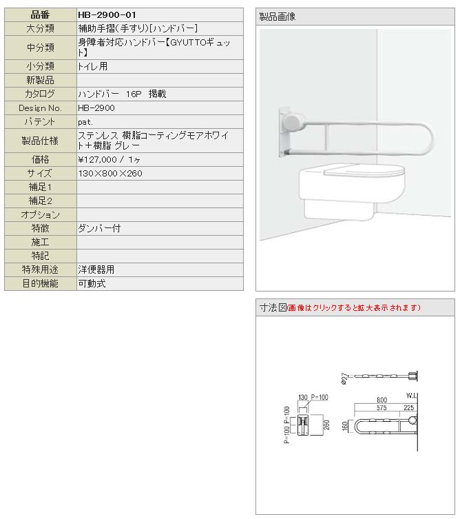 UNION ユニオン ハンドバー HBシリーズ GYUTTO ギュット HB-2900-01