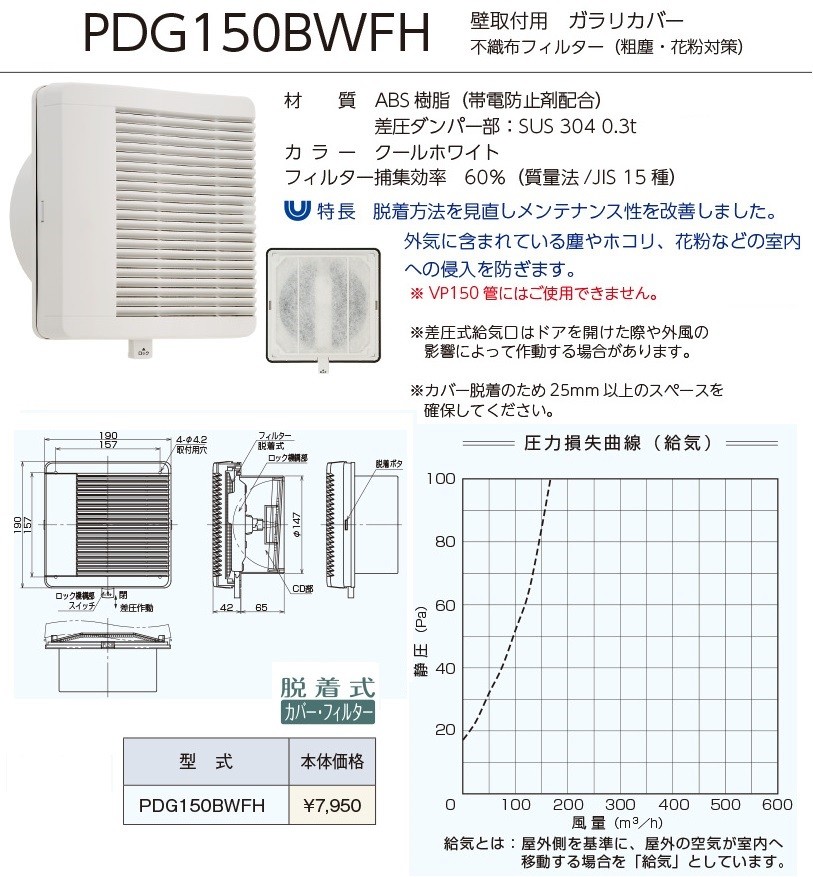PDG150BWタイプ | 株式会社ユニックス