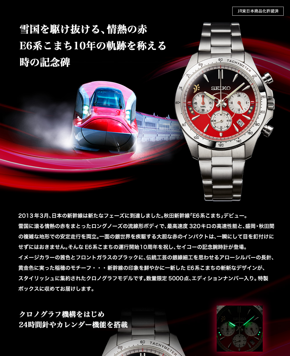 SEIKO（セイコー） E6系こまち10周年記念ウオッチ プレミコ 腕時計