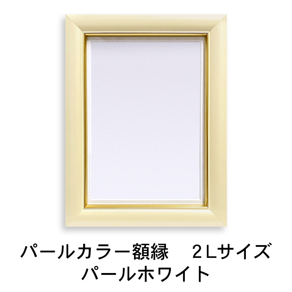 フォトフレーム 額縁 13色 写真立て 2L サイズ カラー たて プレゼント