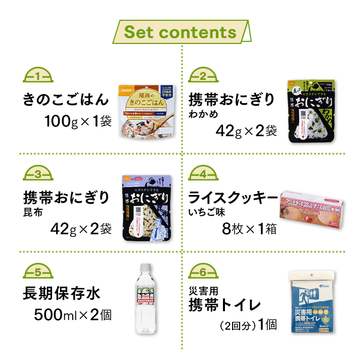 非常食 保存食 防災セット 防災食 尾西食品 車載用防災ボックス 1箱