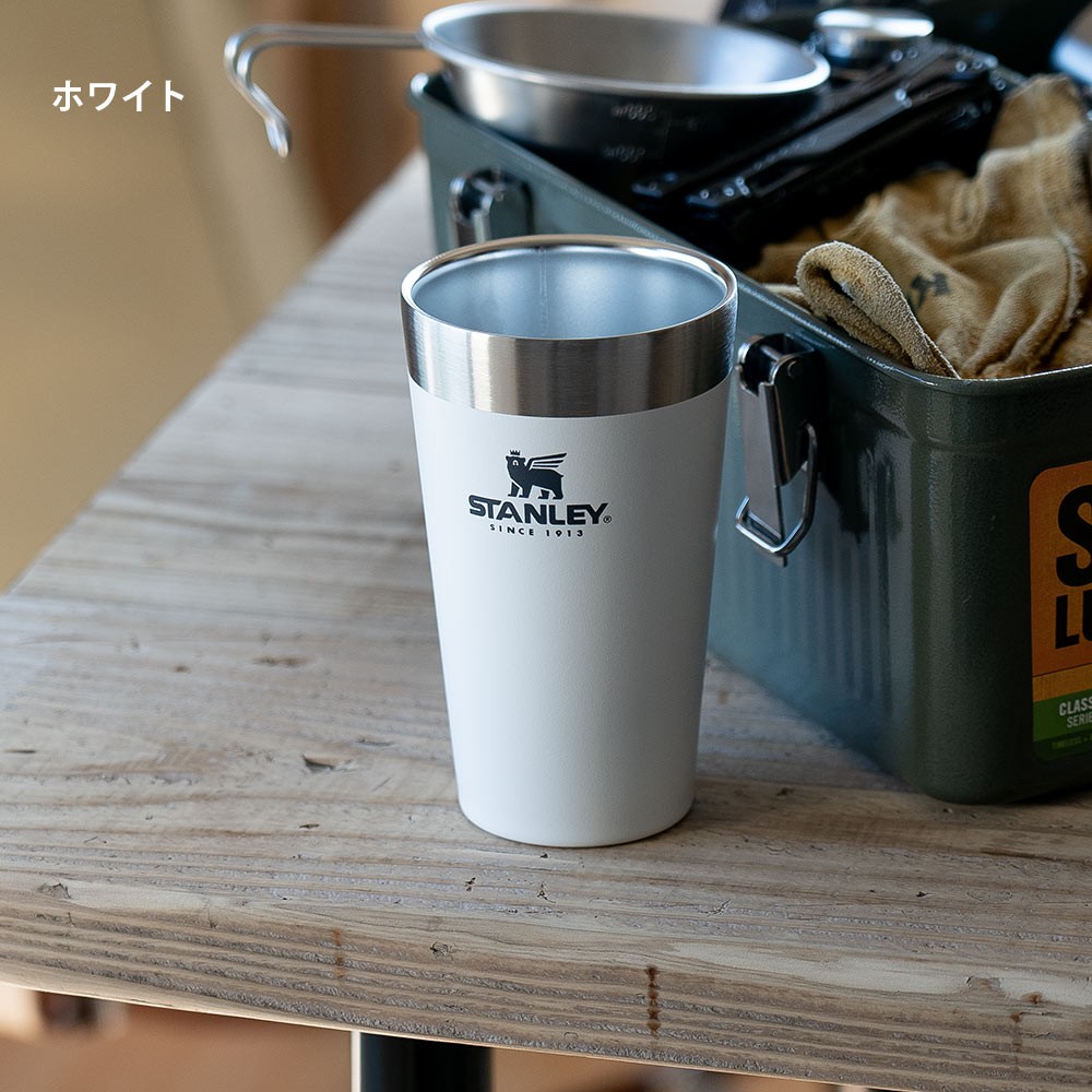 STANLEY スタンレー スタッキング真空パイント 0.47L ベアロゴ