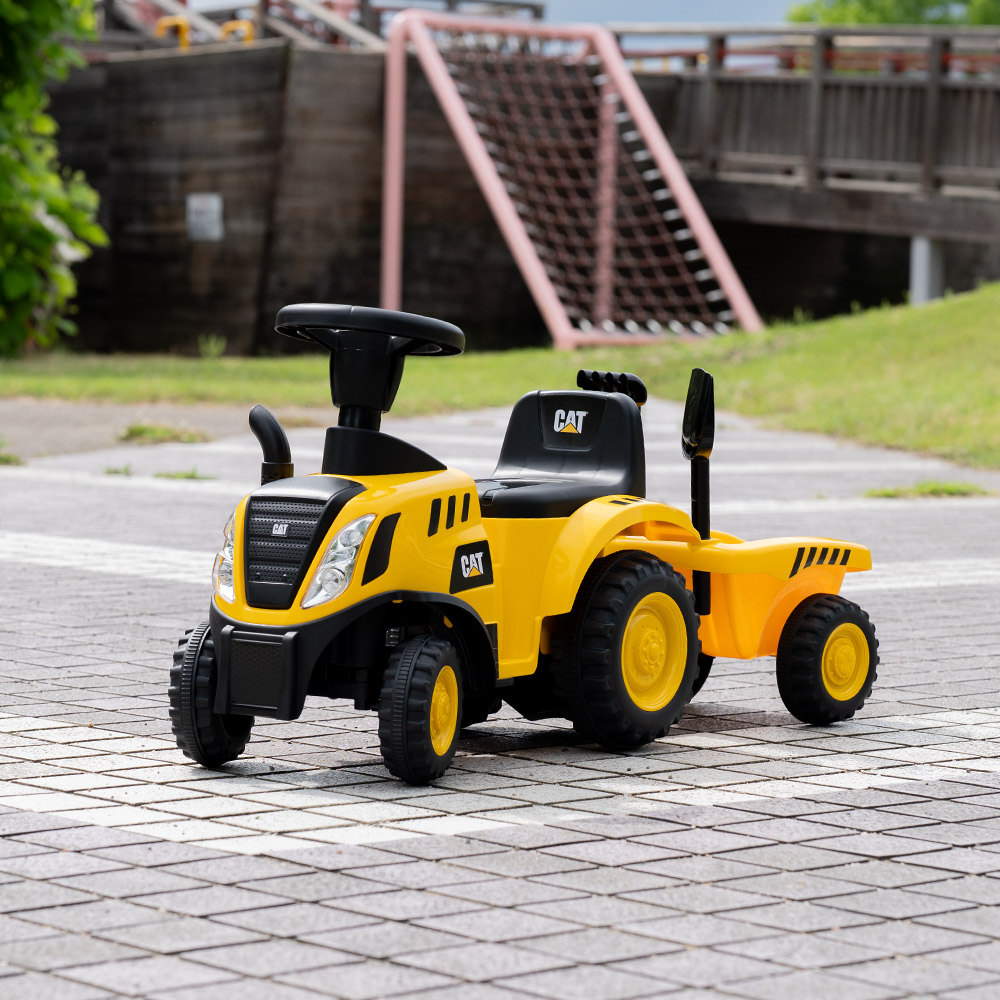 正規ライセンス】乗用玩具 キャタピラー CATERPILLAR トラクター 足