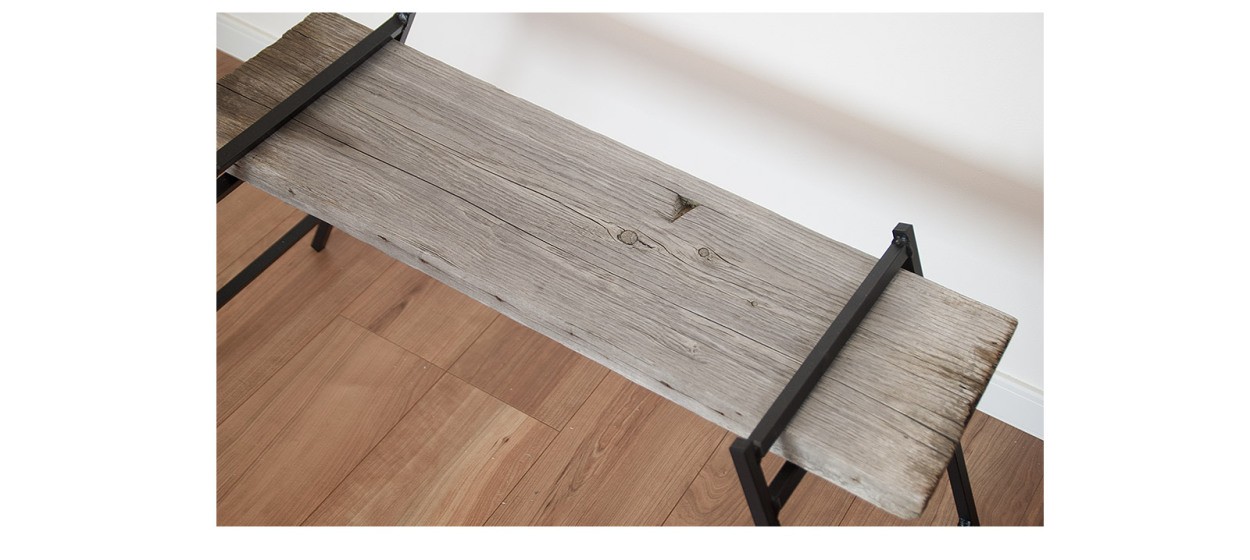 アイアンスタンド 鉄脚 什器 鉄 脚 キャンプ アウトドア ベンチ 囲炉裏