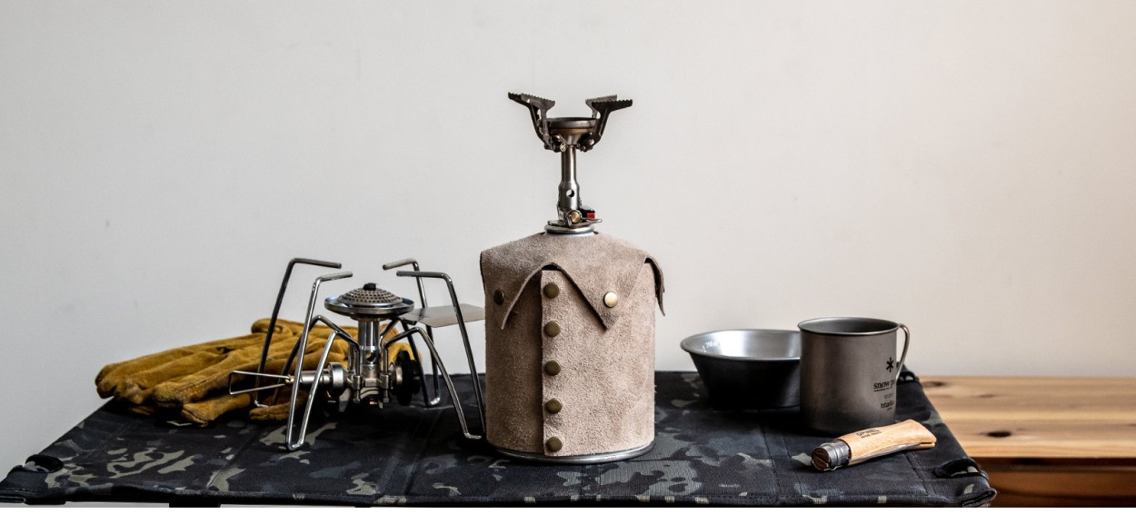 OD缶 カバー 500 ガス缶カバー 革 : イエノLabo. - 通販 - Yahoo