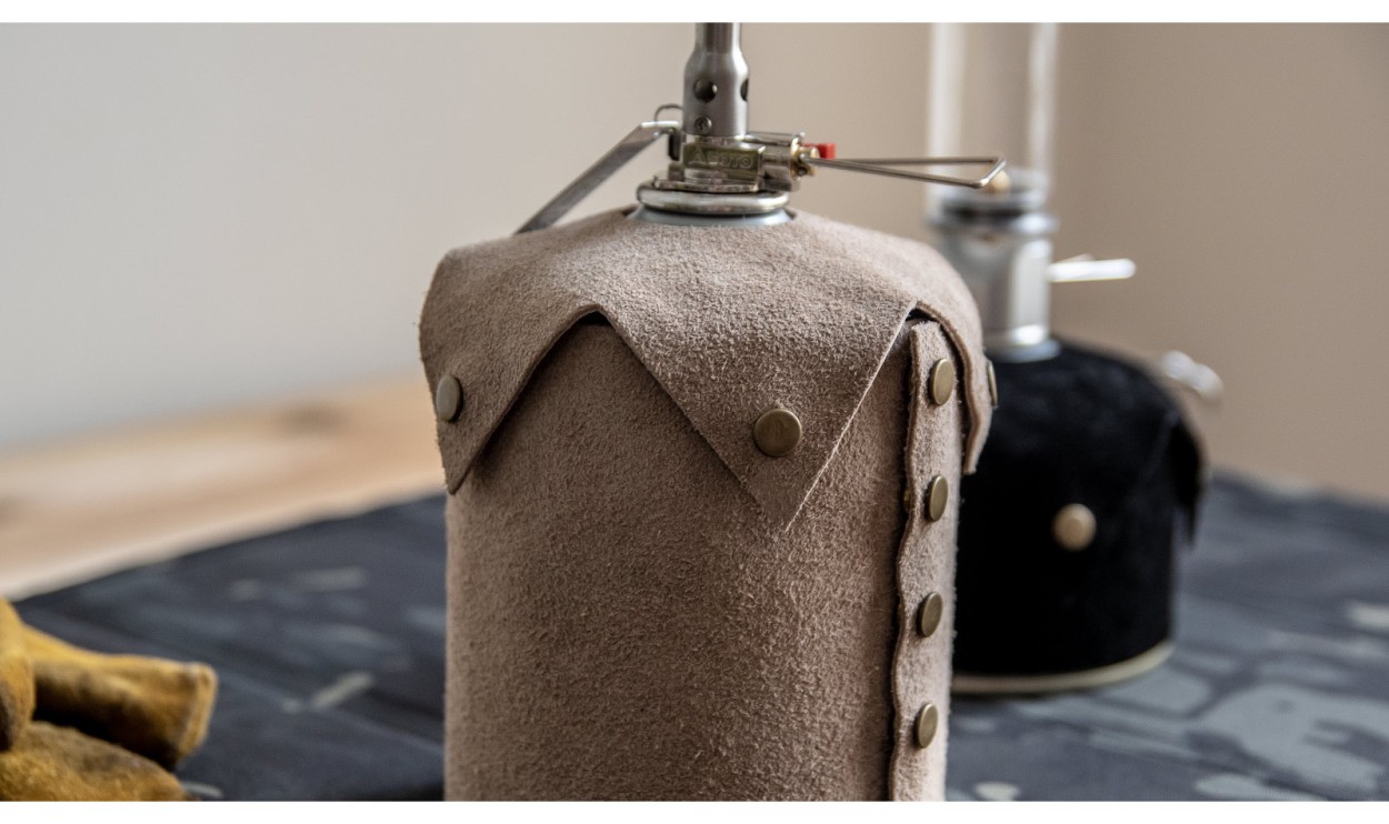 OD缶 カバー 500 ガス缶カバー 革 : イエノLabo. - 通販 - Yahoo