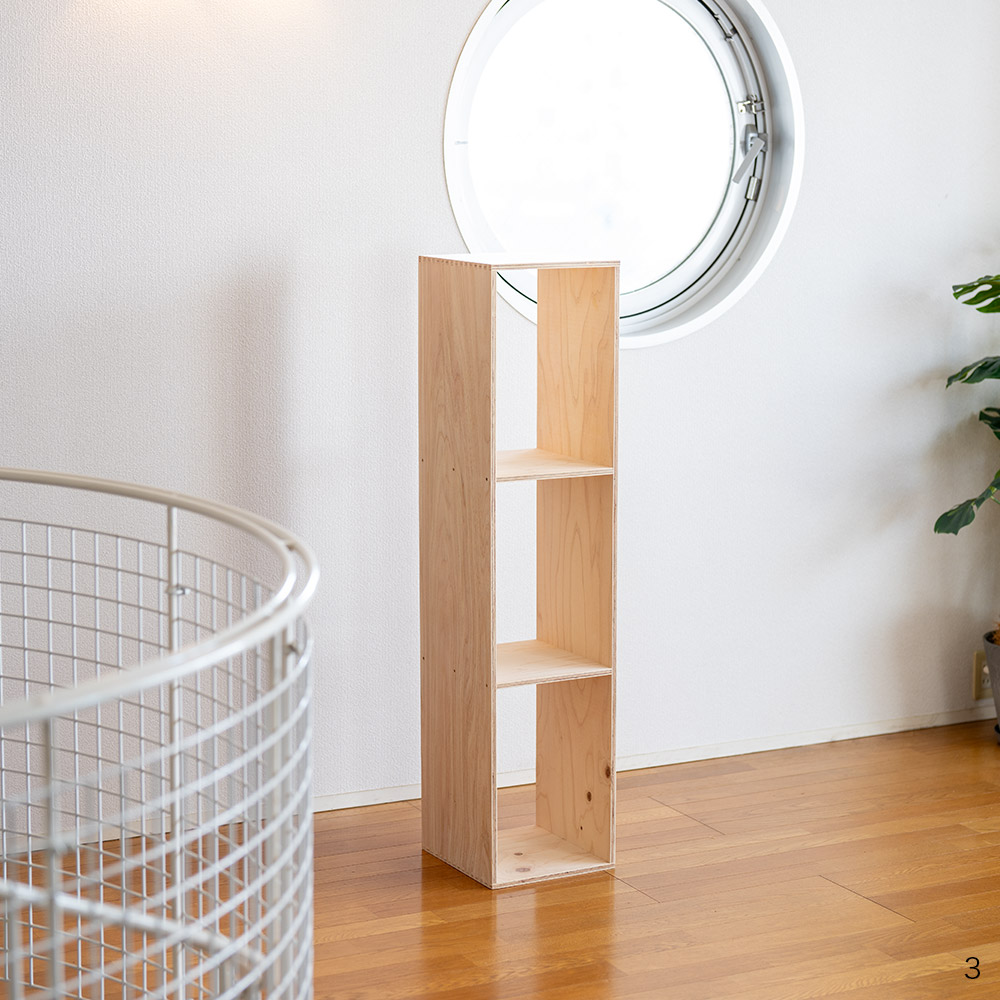 yomogiアイボリーロマンティック木製シェルフ yomogiアイボリー