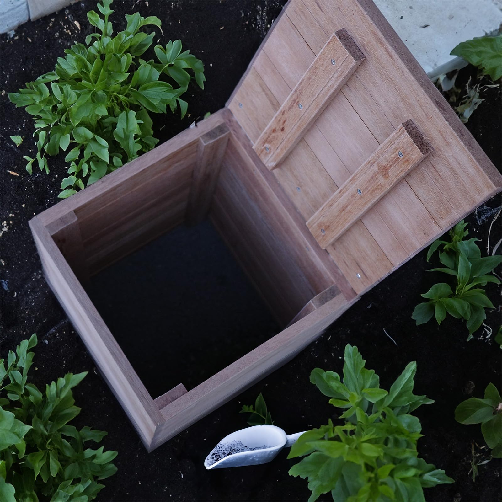 コンポスト 大 90L 園芸容器 コンポストボックス 堆肥 枯れ葉 生ゴミ