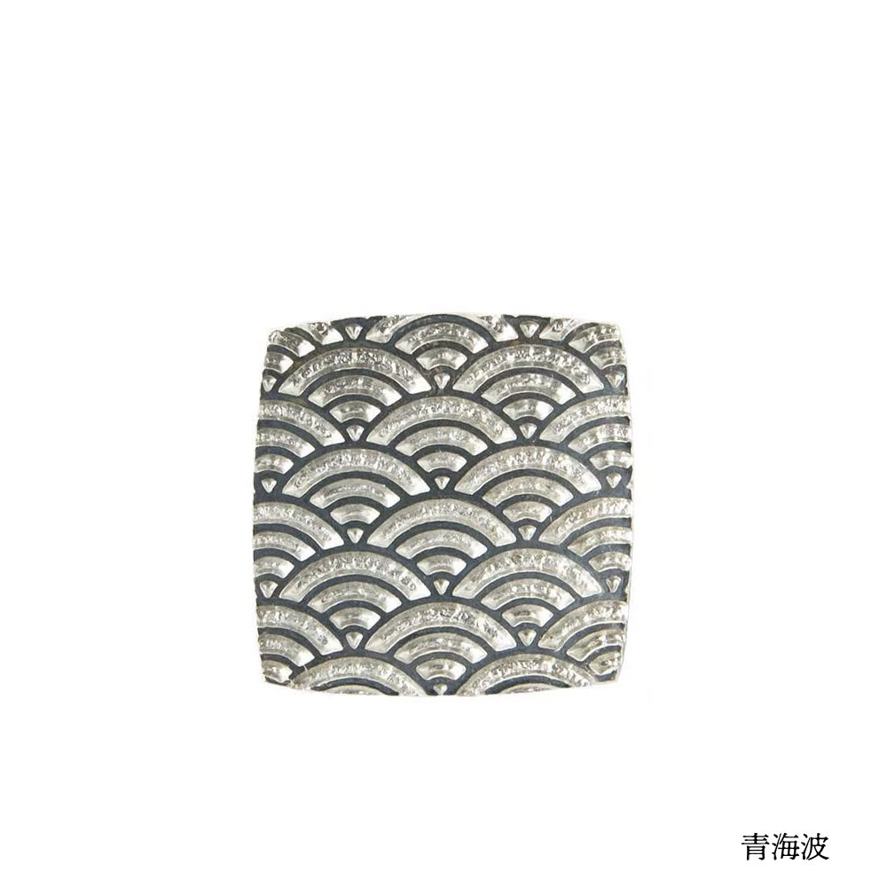 炭谷三郎商店 博鳳堂 お箸置き 吉祥紋様 錫 七宝 亀甲 : イエノLabo