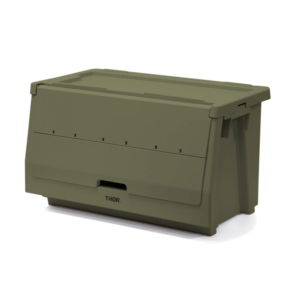 THOR Stacking Shelf Container スタッキングシェルフ 50Lセット (上蓋＋前扉付き)の画像