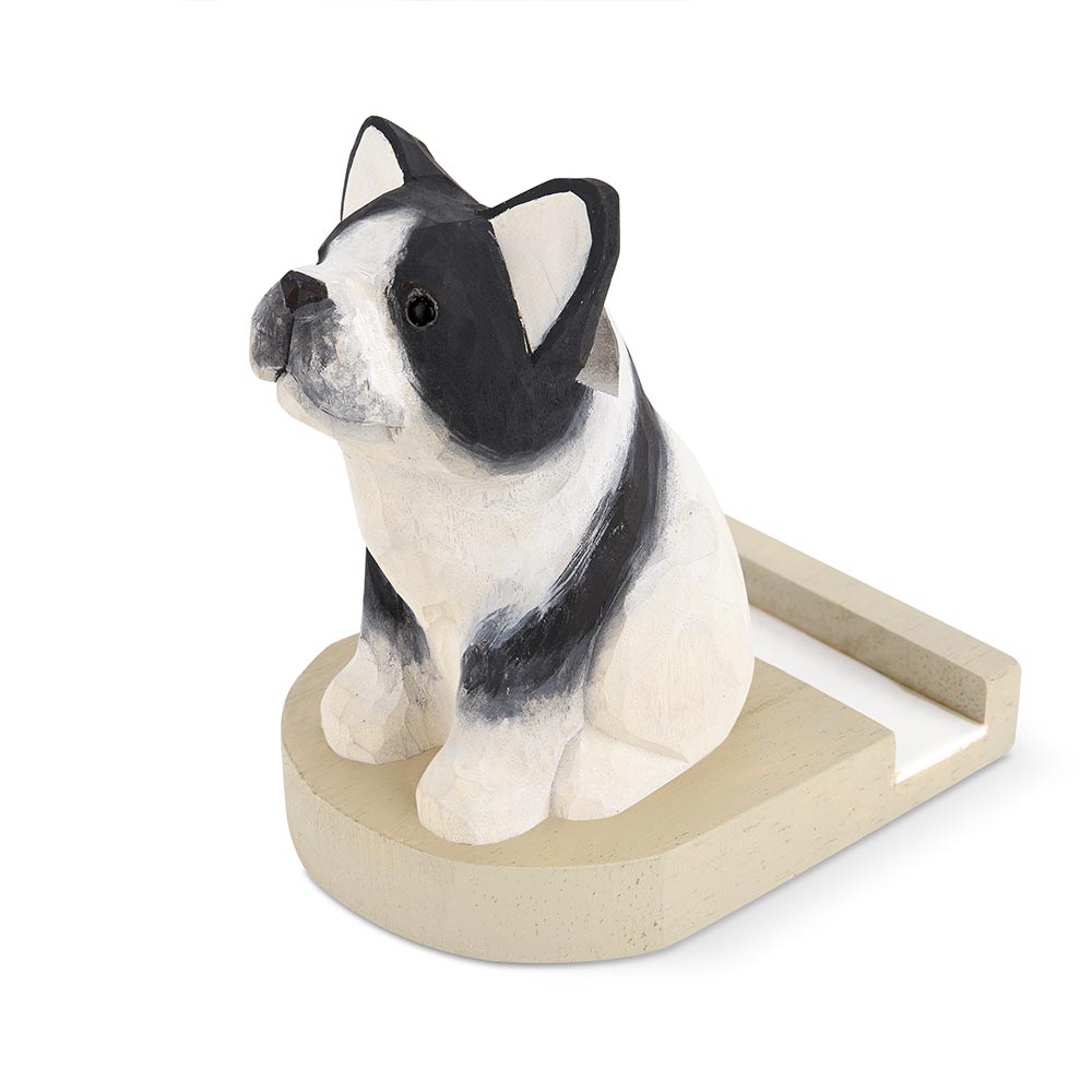 キシマ Fika フィーカ スマホスタンド 動物 木彫り 木製 卓上 デスク