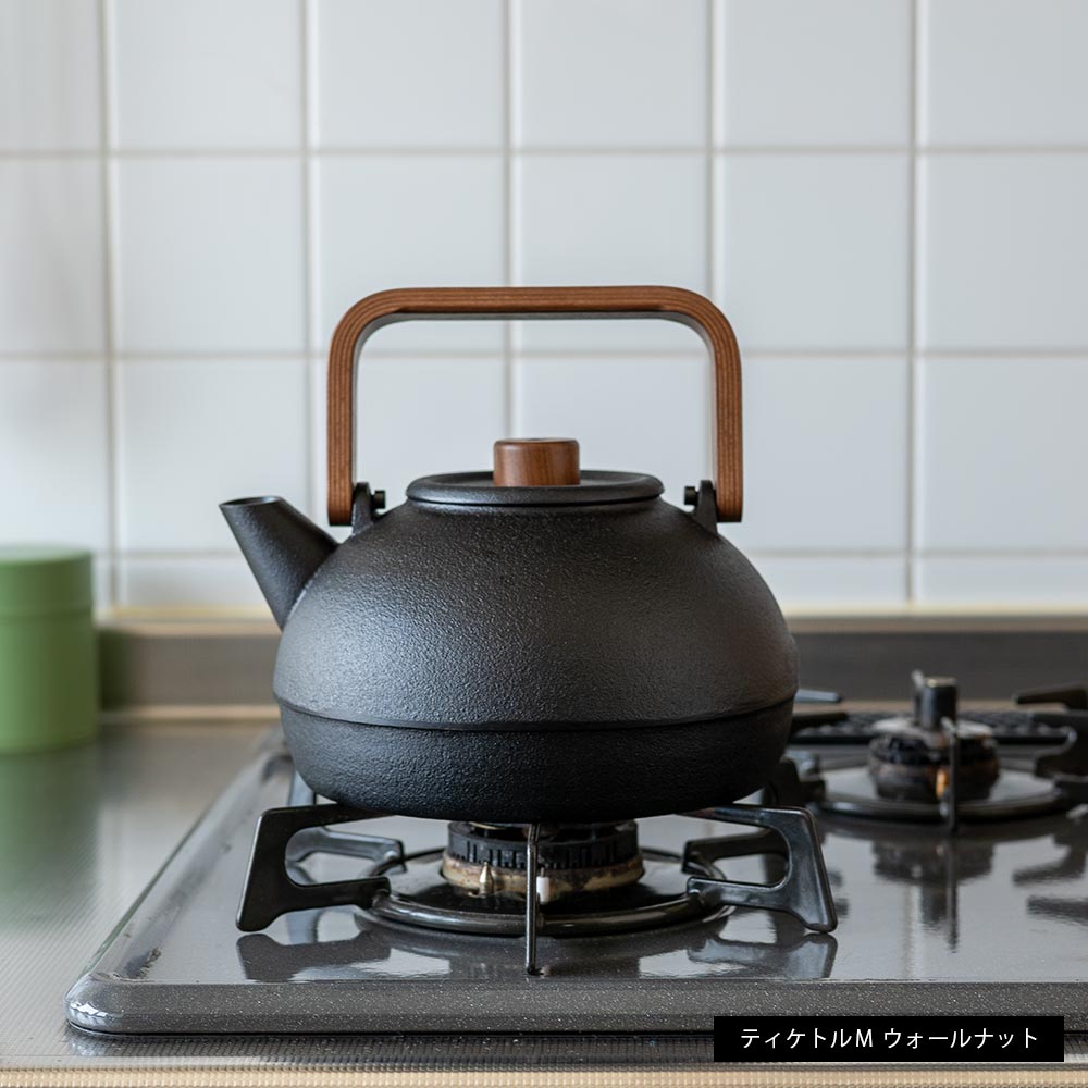 鋳心ノ工房 ティケトル M 山形鋳物 急須 緑茶 鉄瓶 日本製 : イエノ