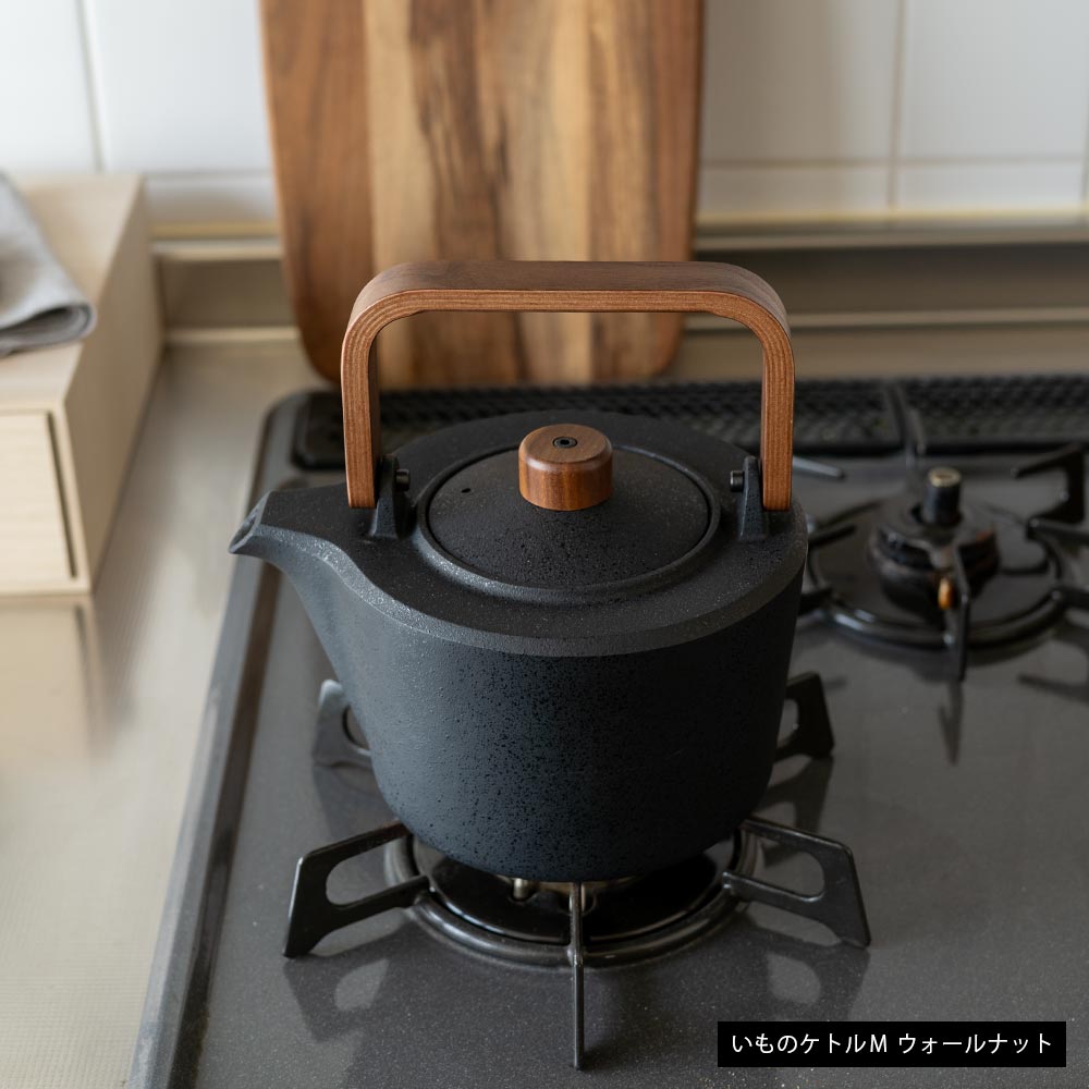 鋳心ノ工房 いものケトル M 山形鋳物 急須 緑茶 鉄瓶 日本製 : イエノ