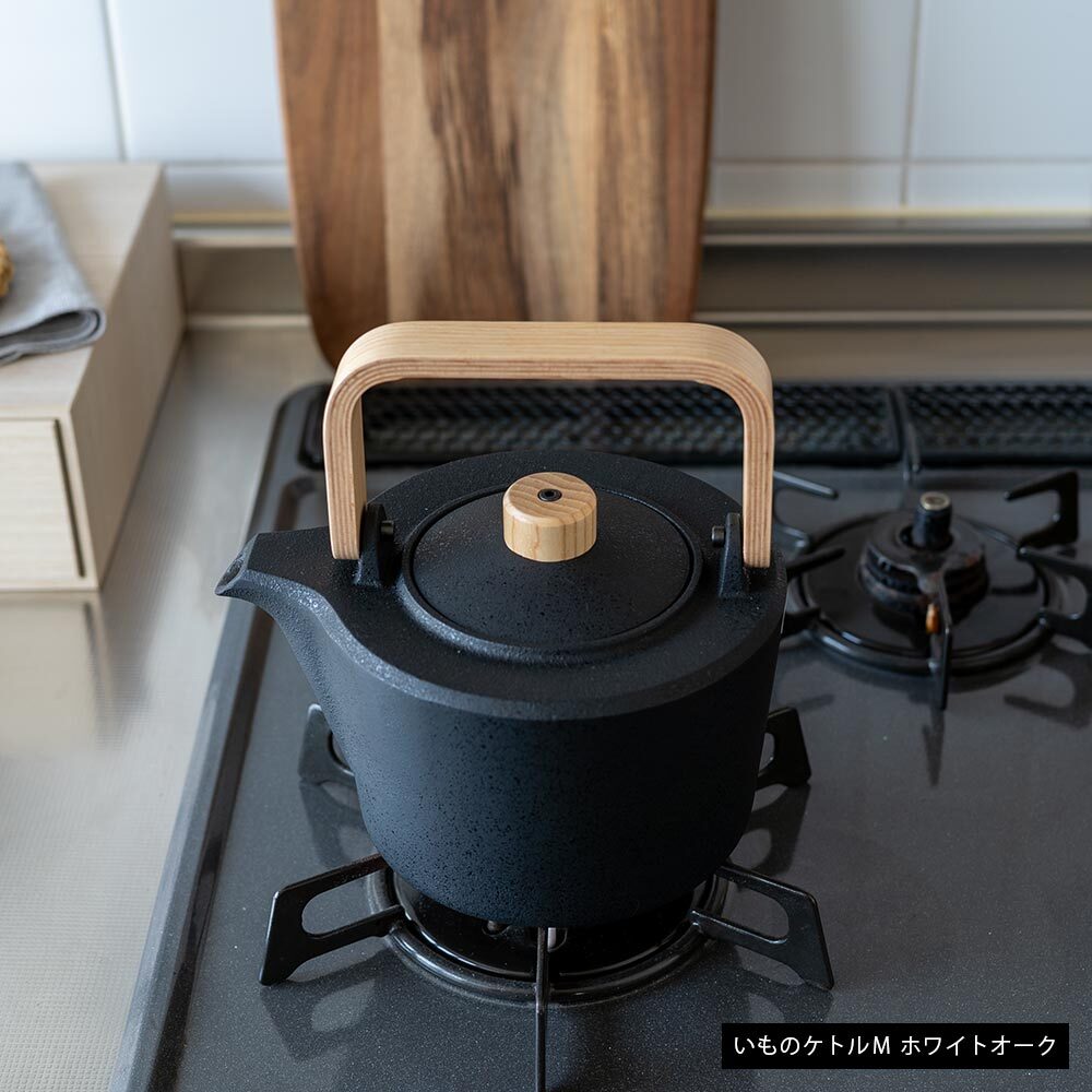 鋳心ノ工房 いものケトル M 山形鋳物 急須 緑茶 鉄瓶 日本製 : イエノ