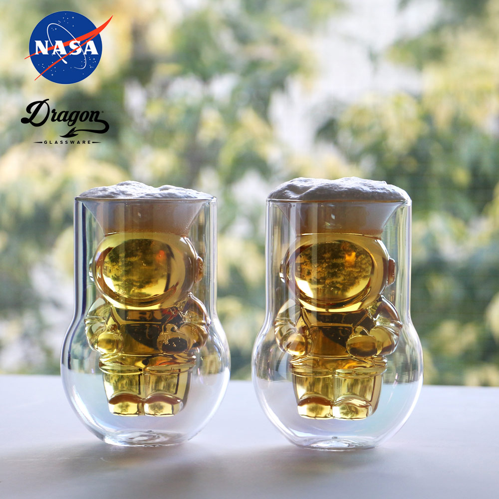 NASA Astronaut Double Wall Glasses ナサ アストロノーツ ダブル
