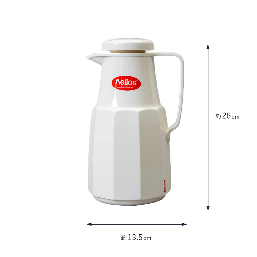 helios helios BASIC 1.0L ヘリオス ガラス魔法瓶 ポット ヘリオス
