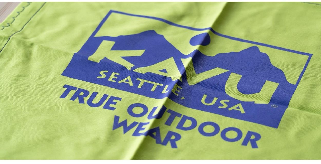 KAVU（カブー） トゥルーロゴ エプロン アウトドア キャンプ 前掛け