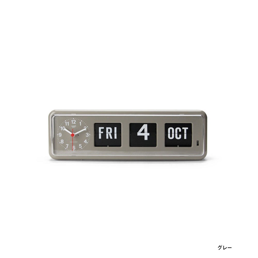フリップカレンダー付き 時計 Twemco Calendar Clock｜ienolabo｜03