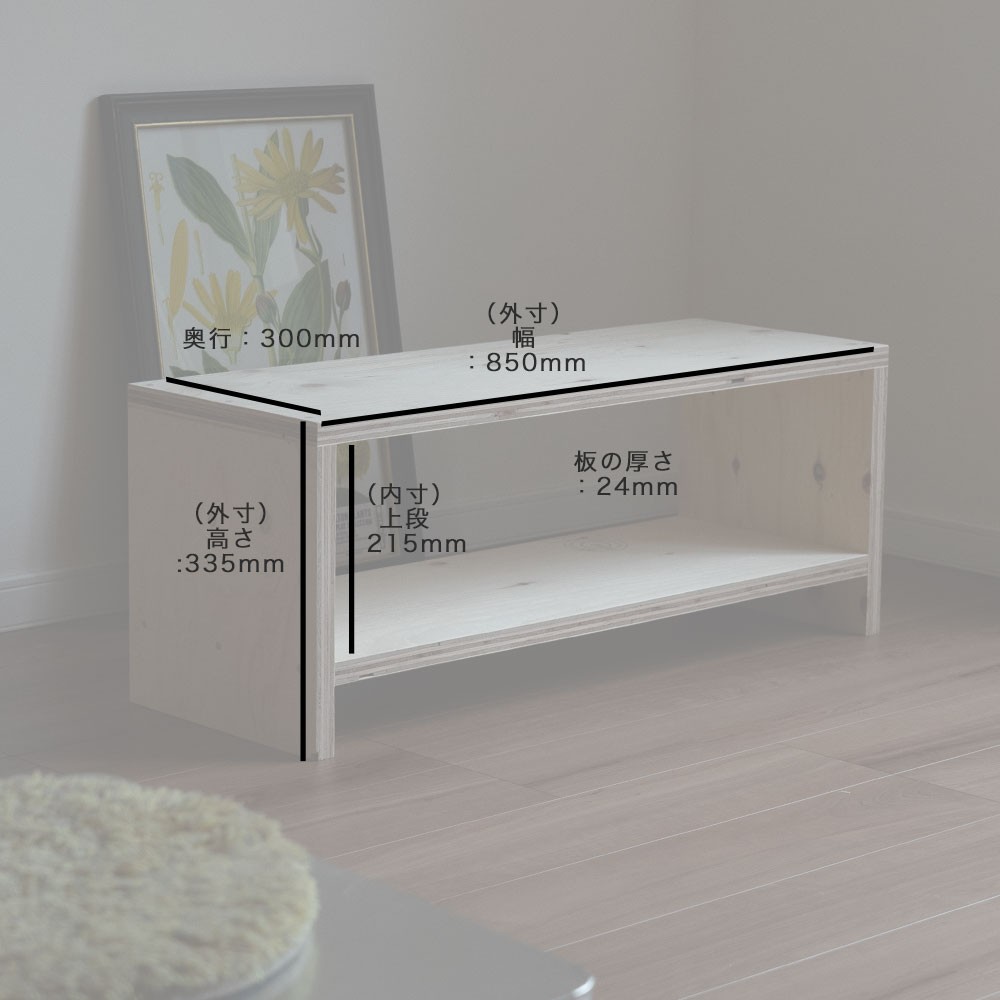 スツール stool 図工室のイス850 ベンチ 木製 収納 椅子｜ienolabo｜02