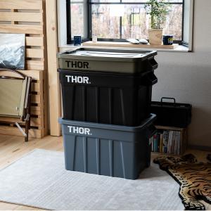 Thor Large Totes With Lid 75L コンテナ 収納ボックス