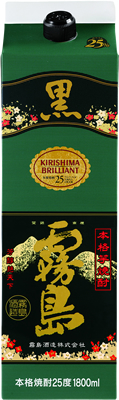 【霧島酒造】黒霧島 25度 1800mlパック