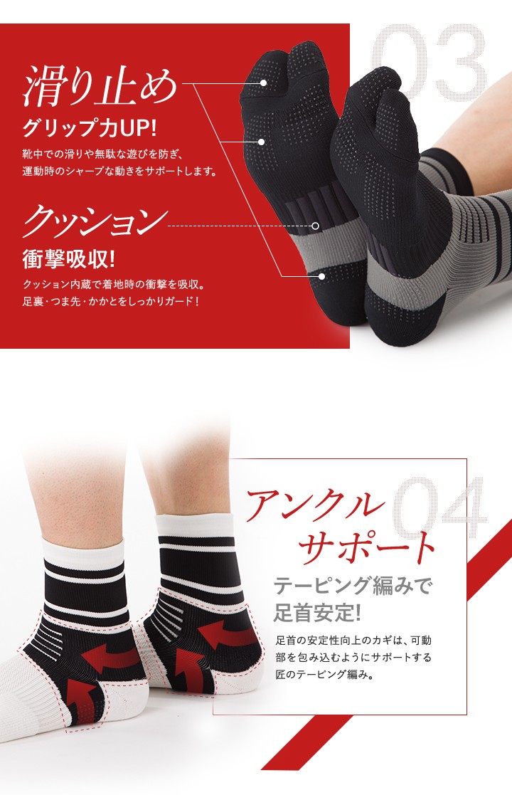 ifan アスリートサポートソックス