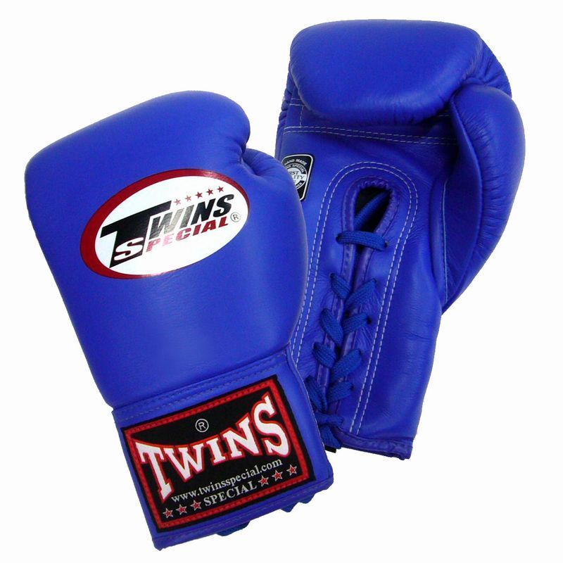 Twins ボクシンググローブ(ひも式) 本革製 12オンス : twins-bgll-1-12