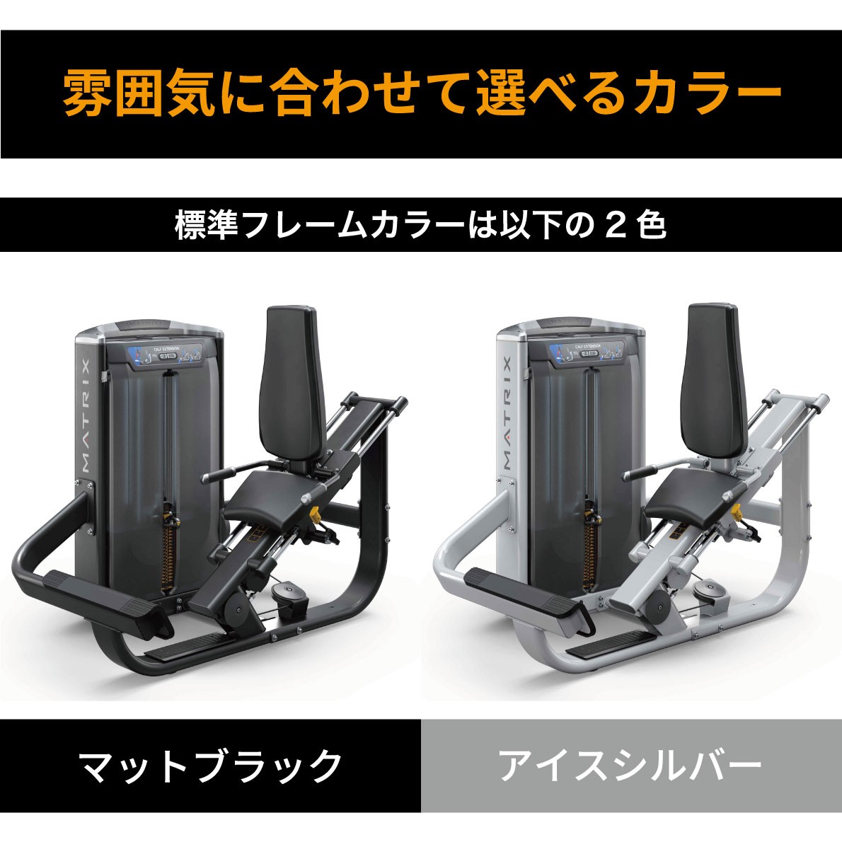 選べるフレームカラー