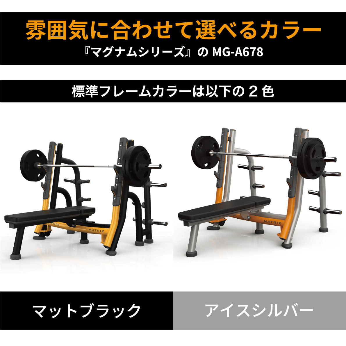 選べるフレームカラー