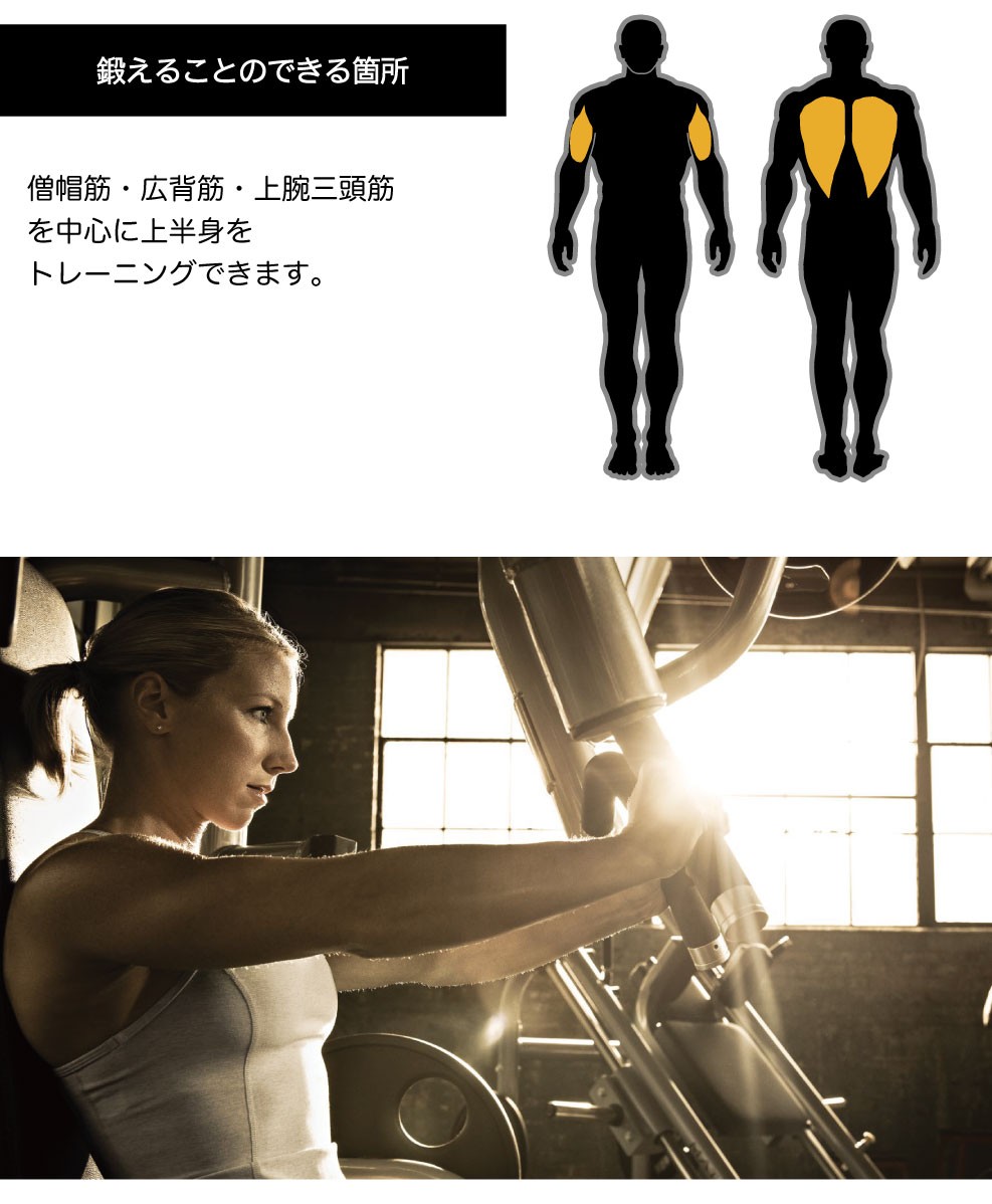鍛えることのできる部位