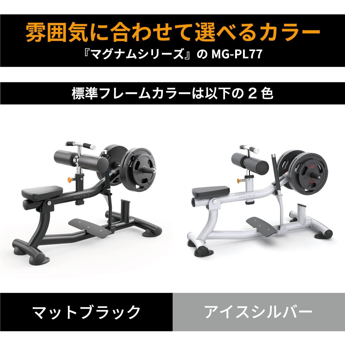 選べるフレームカラー
