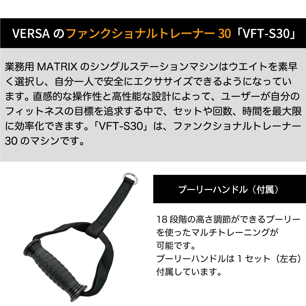 プーリーを使ったマルチトレーニング