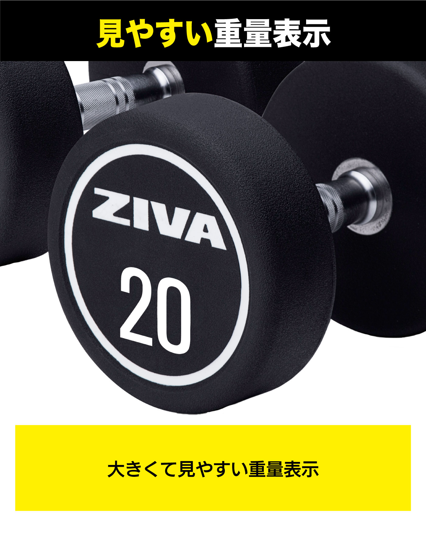 ダンベル DUMBBELL 20個 10ペアセット 2kg-20kg 鉄アレイ ウレタン